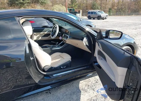 2022 BMW 430I из США, поврежденный, VIN WBA53AP05NCJ78353